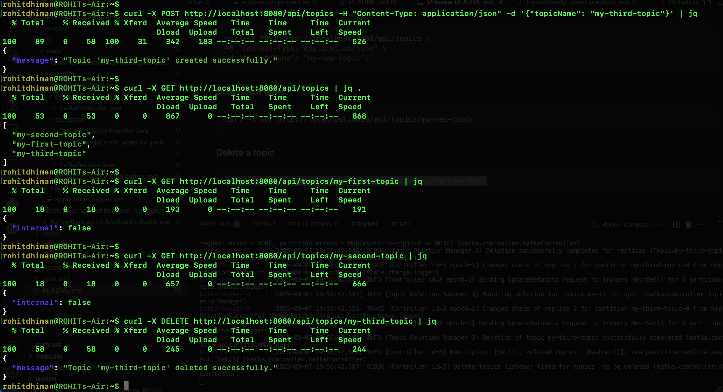 Spring Kafka API